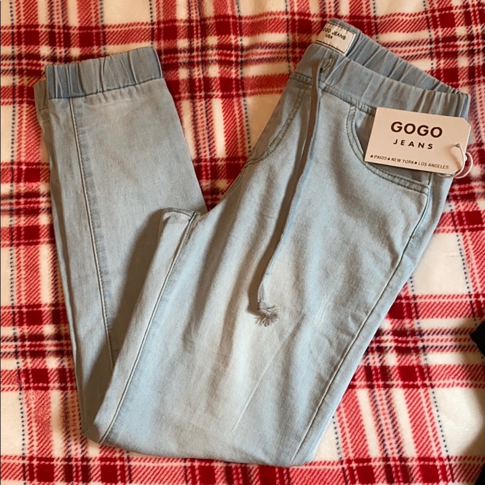 Mid rise GoGo jeans